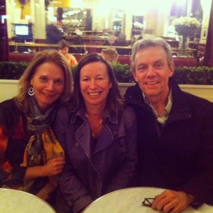 Me with Valerie and Husband at Les Deux Magots